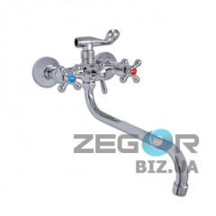 Смеситель для ванны ZEGOR (TROYA) DFR7-A722